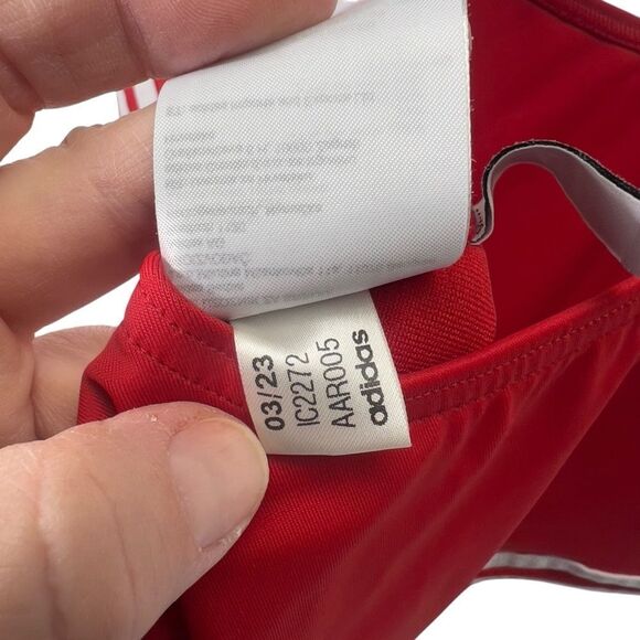 Red Adidas bodysuit size 18 - Picture 14 of 16